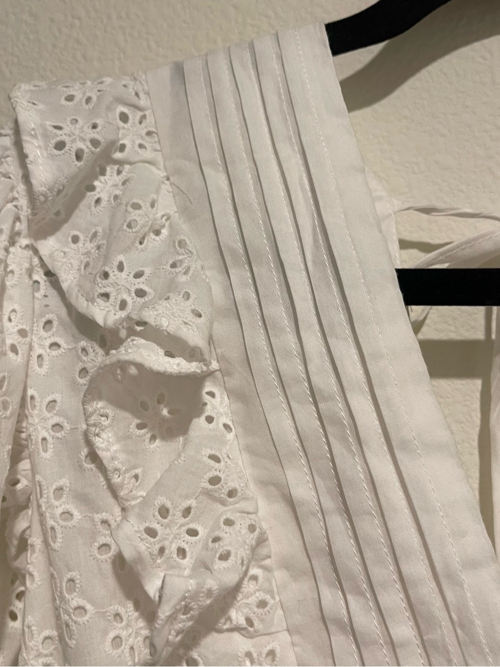 Forever 21 White Eyelet Ruffle Tiered Mini Dress - Elegant Summer Style - Picture 5 of 7